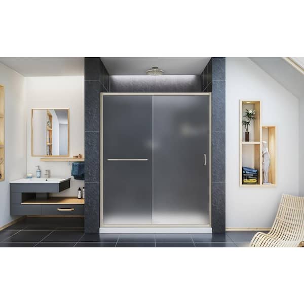 DreamLine Infinity-Z 34 in. x 60 in. Semi-Frameless Sliding Shower