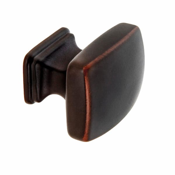 Sumner Street Home Hardware Grayson 1-1/4 in. Oil Rubbed Bronze Rectangle Cabinet Knob