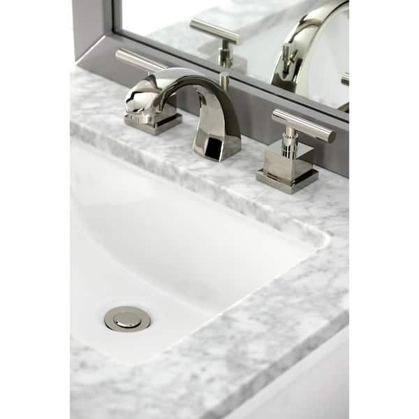 Claremont 8 in. Widespread 2-Handle Bathroom Faucet in Polished Nickel