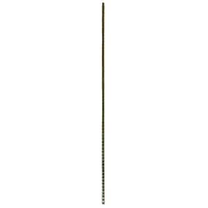 44 in. x 9/16 in. Oil Rubbed Copper Hammered Plain Gothic Hollow Iron Baluster