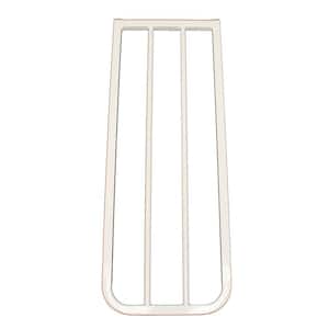 30 in. H x 10.5 in. W x 2 in. D Extension for Stairway Special or Auto Lock Gate White
