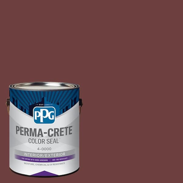 Perma-Crete Color Seal 1 gal. PPG1053-7 Burgundy Wine Satin Interior/Exterior Concrete Stain