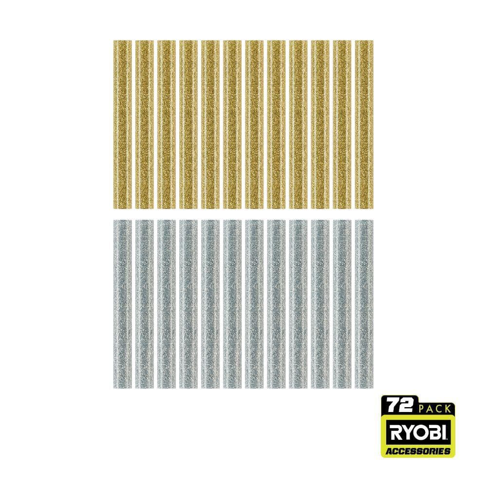 RYOBI 72PC Full Size Glitter Glue Sticks