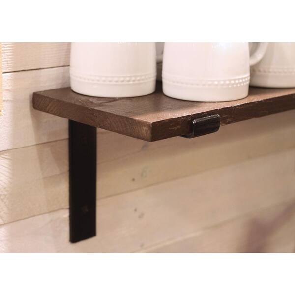 Ideal for 12" - 13" Shelves Wooden Shelf Brackets x 4 . 