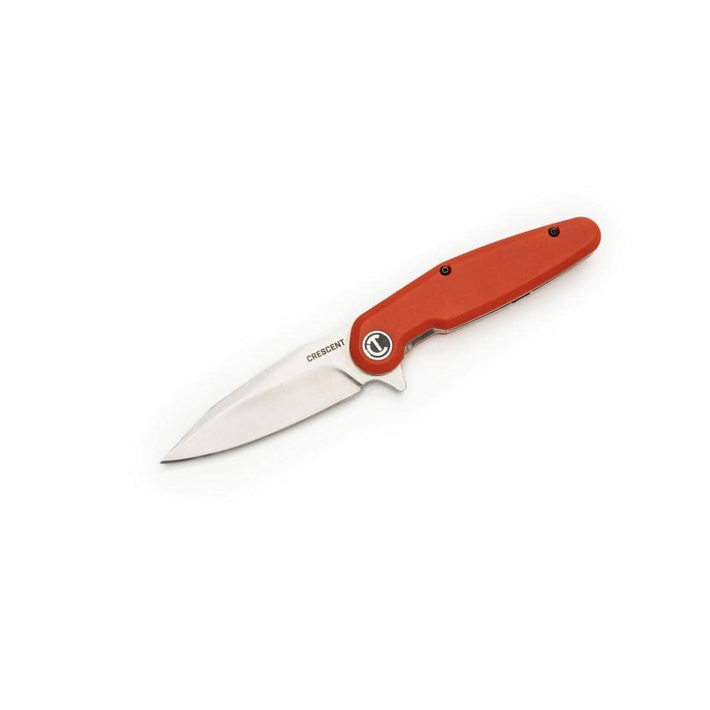 Crescent 3.5 in. Harpoon Blade Everyday Carry Pocket Knife with Rawhide Composite Handle