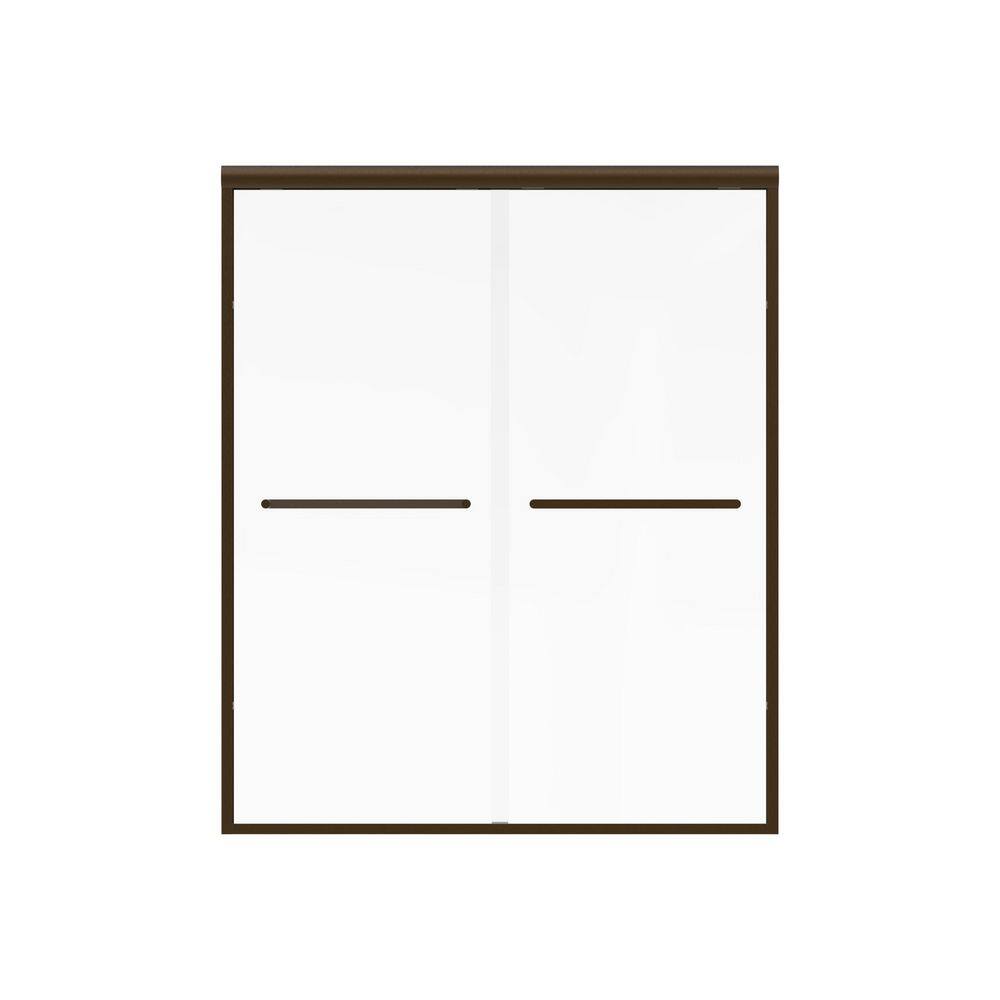 46 in. 48 in. W x 72 in. H Double Sliding Framed Shower Door in Oil Rubbed Bronze with Clear Tempered Glass price history on PriceWatchPro