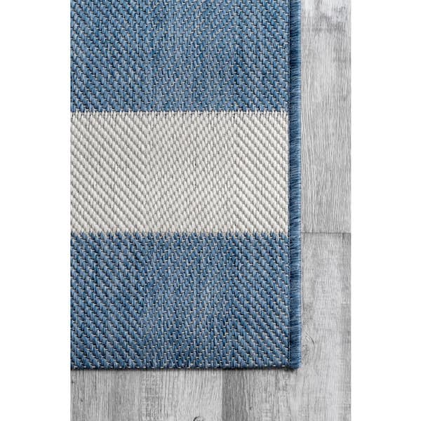 La Visage Distressed Rug, Chevron-Pattern Rug