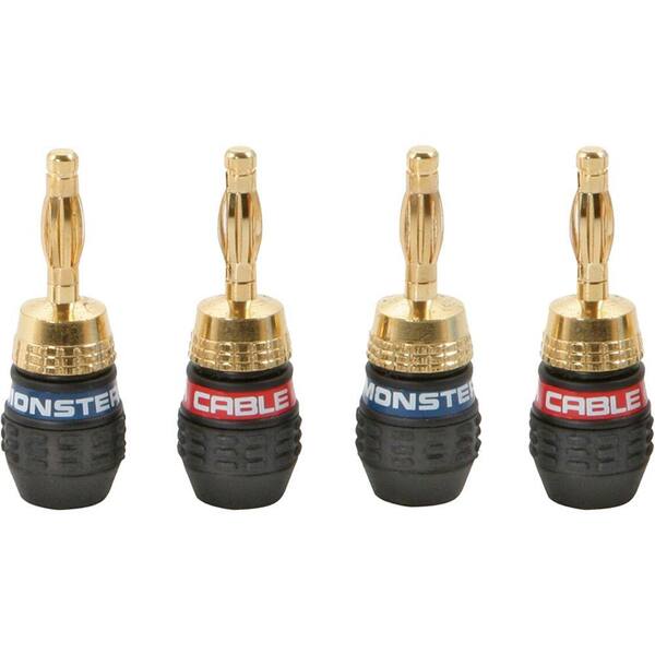 Monster Cable Quicklock MKII Gold Banana Connectors
