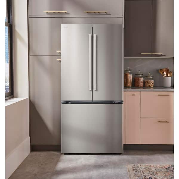 LG 33 in. W. 21 cu. ft. 3-Door French Door Smart Refrigerator with
