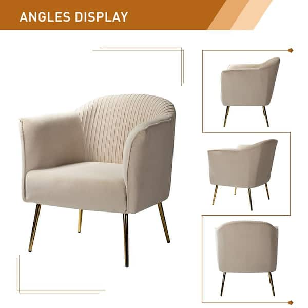 Daryon Leather Club Accent Chair - Luxurious Comfort, Goose Feather Cushion Filling, Square Arm Design Latitude Run