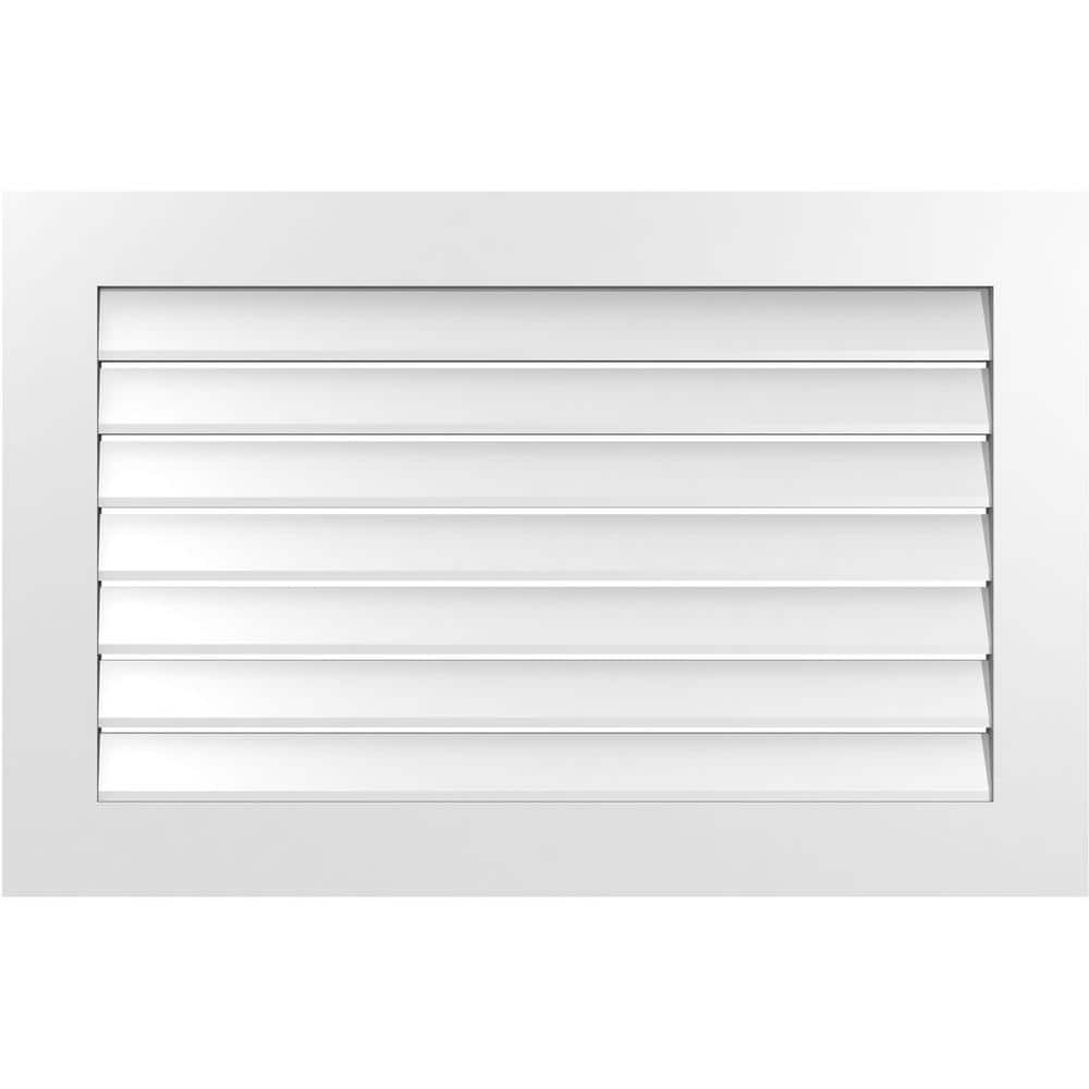 40 in. x 26 in. Vertical Surface Mount PVC Gable Vent: Functional with Standard Frame price history on PriceWatchPro