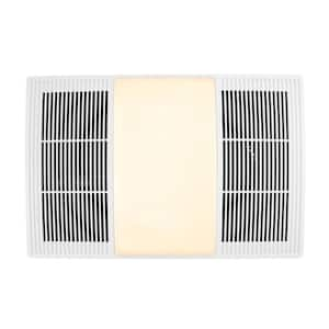 100/110 CFM Size Heater Exhaust Cover Upgrade with Dimmable LED and Color Adjustable CCT Lighting