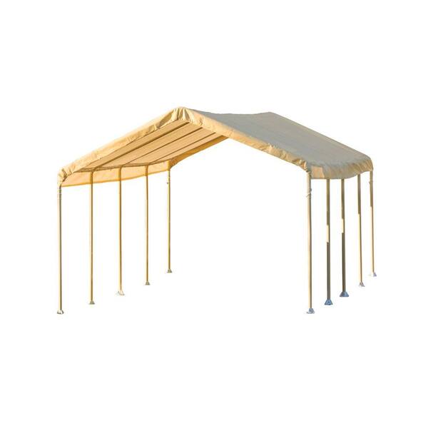 ShelterLogic Super Max 12 ft. x 26 ft. Tan Premium Canopy Set