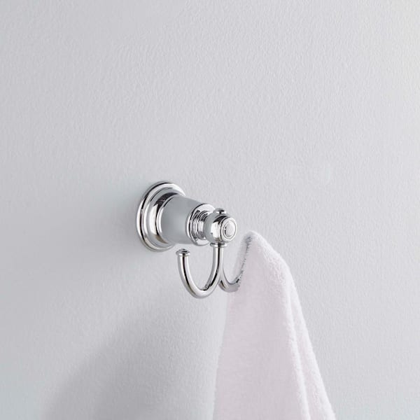 Kingsley Double Robe Hook in Chrome