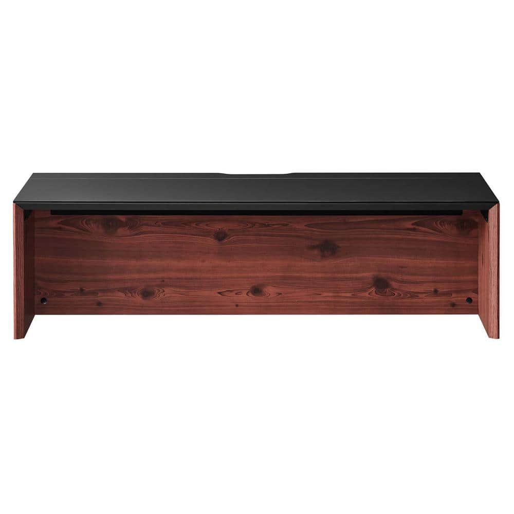 Kinetic 49" Black Cherry Wall-Mount Office Desk