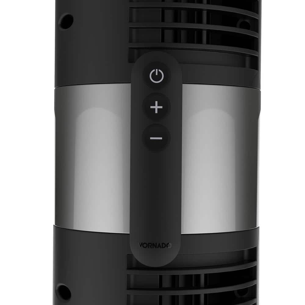 Vornado Black 35" Remote Controlled Tower Fan with Horizontal Airflow