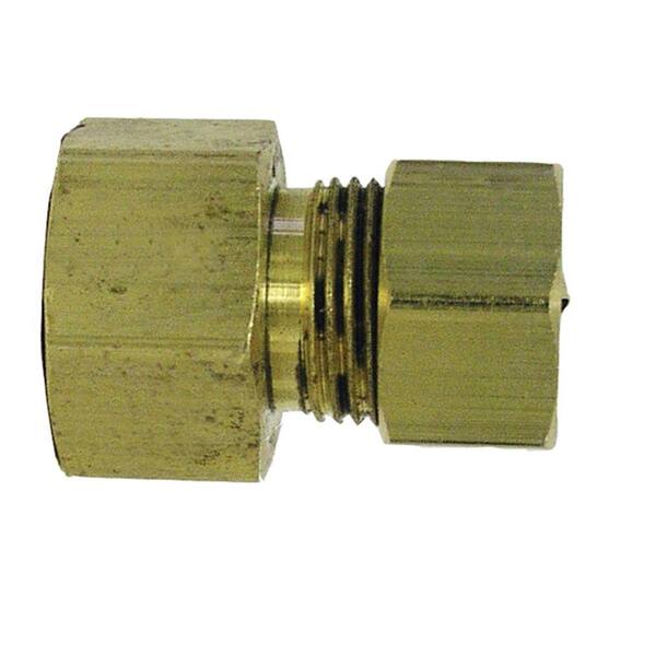 Sioux Chief 7/16 in. x 3/8 in. Brass Compression x Compression Female ...