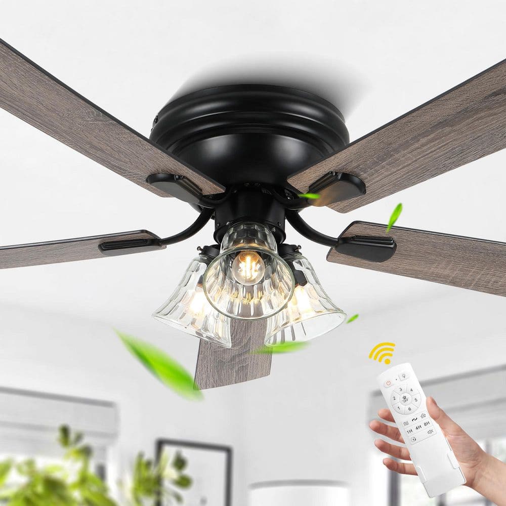 Koyah 52 in. Reversible Caged Ceiling Fan with Light Kit and Remote price history on PriceWatchPro