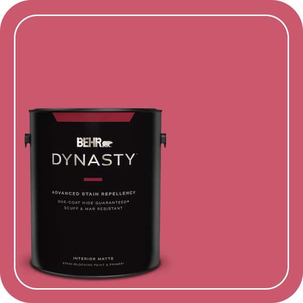 BEHR DYNASTY 1 gal. #T11-15 Pinkelicious Matte Interior Stain-Blocking Paint & Primer