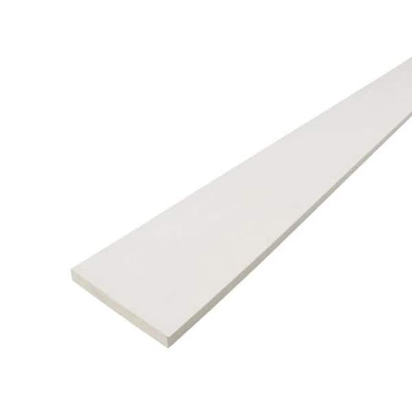 Unbranded 1 in. x 6 in. x 12 ft. Pine Finger Joint S4S Primed Softwood Board