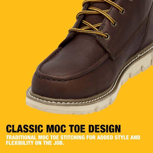 DEWALT Men's Flex Moc 6'' Work Boots - Soft Toe - Walnut Pitstop