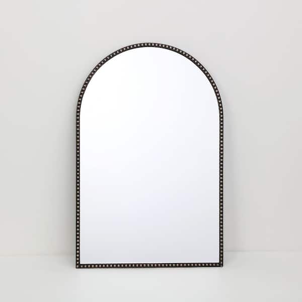 Home Decorators Collection Medium Arched Dark Bronze Antiqued Classic Accent Mirror (35 in. H x 24 in. W)