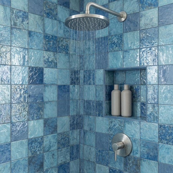 MSI Adelaide Sky 6 in. x 6 in. Glossy Porcelain Wall Tile-Pool