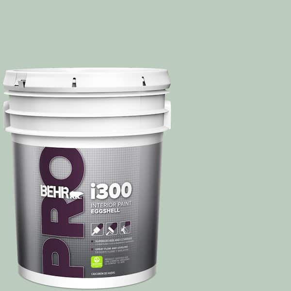 5 gal. #MQ3-49 Jade Tinge Eggshell Interior Paint