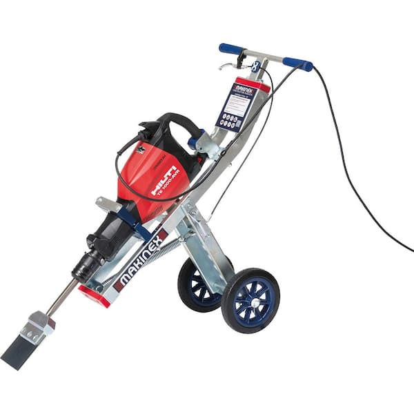 Hilti TE 1000-AVR 120-Volt Demolition Hammer with Makinex Trolley, Tile Smasher, Cord and Side Handle