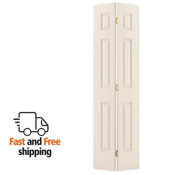 JELD-WEN 30 in. x 80 in. Rockport Primed Smooth Molded Composite