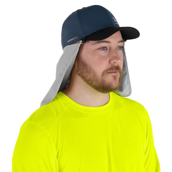 Milwaukee Large/Extra Large Gray WORKSKIN Sunshade Hat M770G-LXL