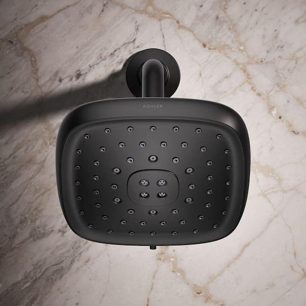 KOHLER Fordra 3-Spray Patterns 6.817 in. Wall Mount Fixed Shower