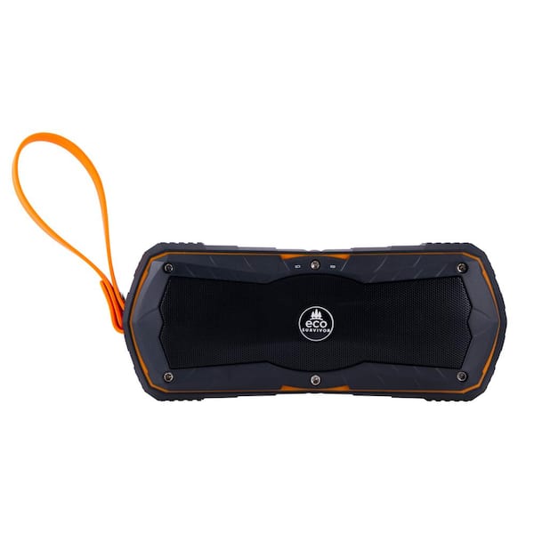 EcoSurvivor Portable Bluetooth Speaker with Integrated 4400mAh 2.1 Amp Battery Pack