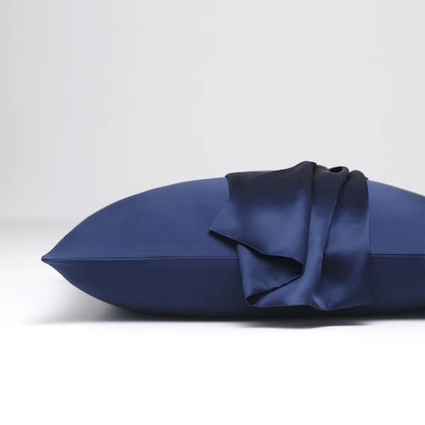 Allied Home Navy Dreamy Silk Jumbo Pillow Case