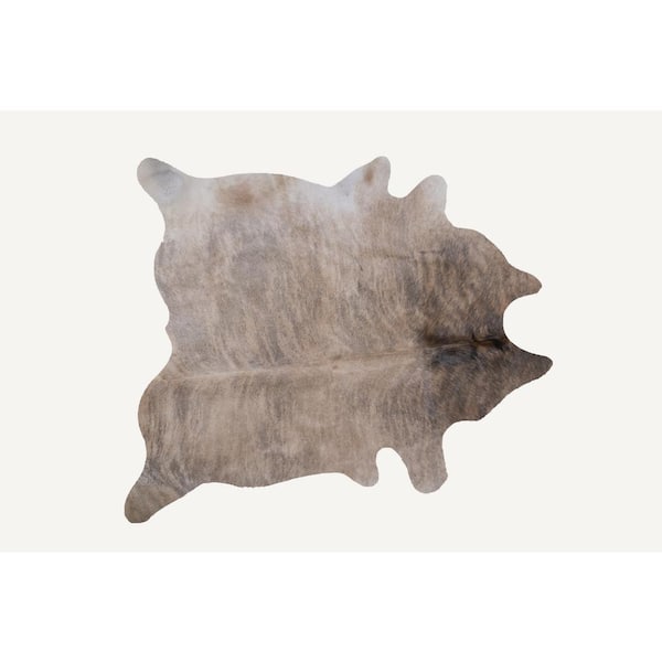 Kobe Light Brindle 6 ft. x 7 ft. Cowhide Rug