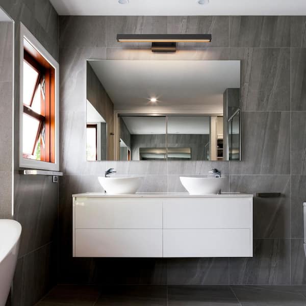 Modern Linear Bathroom Lighting