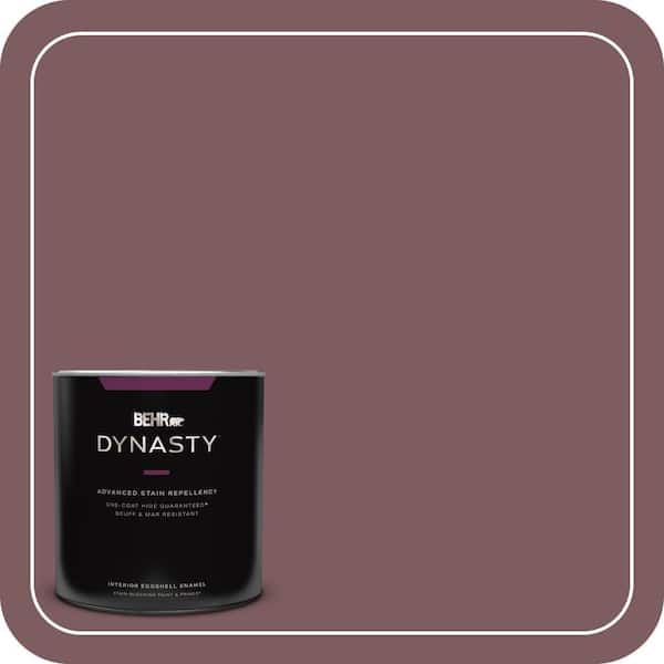 BEHR DYNASTY 1 qt. #110F-6 Purplestone Eggshell Enamel Interior Stain-Blocking Paint & Primer