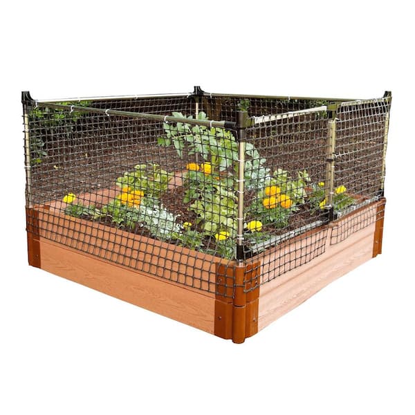 48 in. x 24 in. x 48 in. Stainless Steel Stack and Extend Animal Barrier