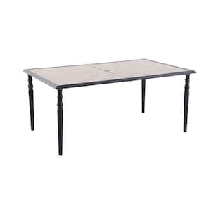 Glenridge Falls Rectangular Steel Outdoor Dining Table