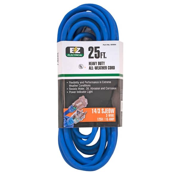 EASTMAN 50 ft. 14/3 SJEOW EZ-FLO Extension Cord for All Weather