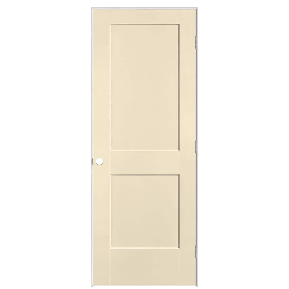 30 in. x 80 in. 2-Panel Logan Left-Hand Solid Core Golden Haystack Molded Composite Single Prehung Interior Door price history on PriceWatchPro