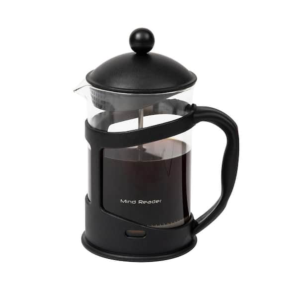 Mind Reader French Press, Coffee Maker, 27 oz Capacity, Glass