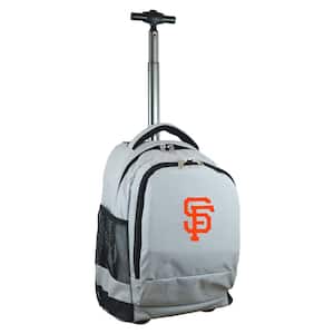 MLB San Francisco Giants 19 in. Gray Wheeled Premium Backpack