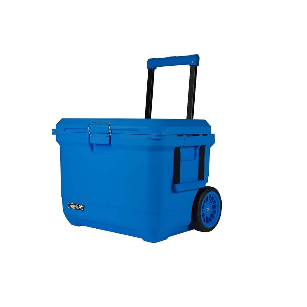 Pro 55 qt. Premium Wheeled Hard Cooler in Neptune