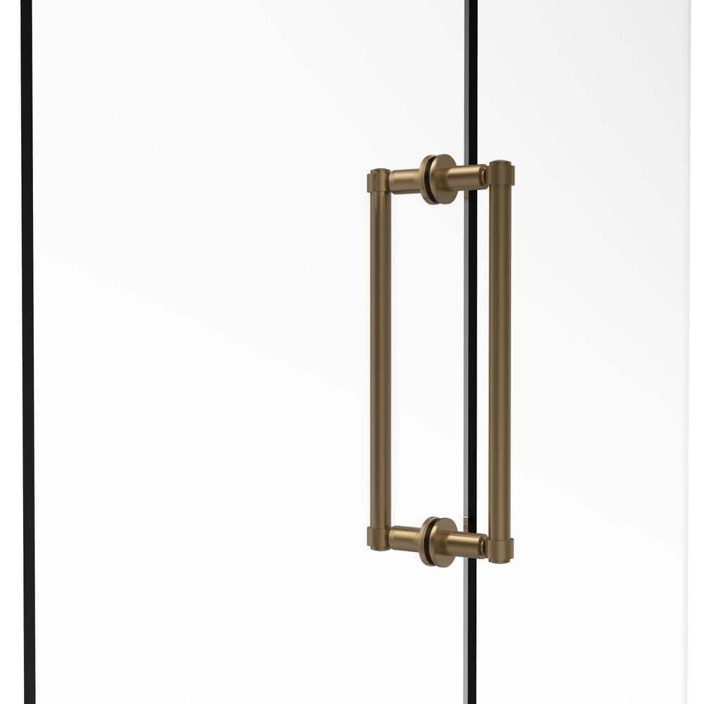 Allied Brass Contemporary 12 in. BacktoBack Shower Door Pull in