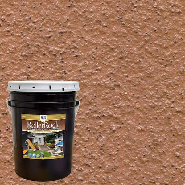 DAICH RollerRock 5 Gal. Self-Priming Cinnamon Exterior Concrete Coating