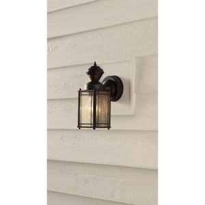 Shaker Cove Mission 150° Outdoor Oiled Rubbed Bronze Motion-Sensing Wall Lantern Sconce