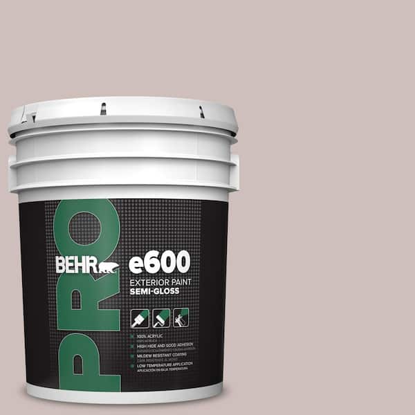 BEHR PRO 5 gal. #750A-3 Vintage Taupe Semi-Gloss Exterior Paint