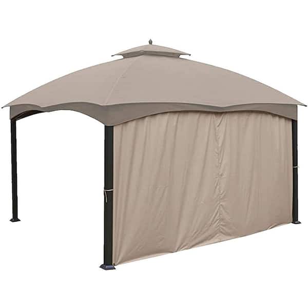 Terracemaster 10 ft. x 12 ft. Outdoor Gazebo 1 Panel Sidewall Beige