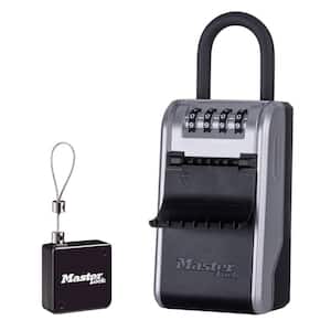 Master Lock Lock Box, Resettable Combination Dials 5400DHC - The Home Depot